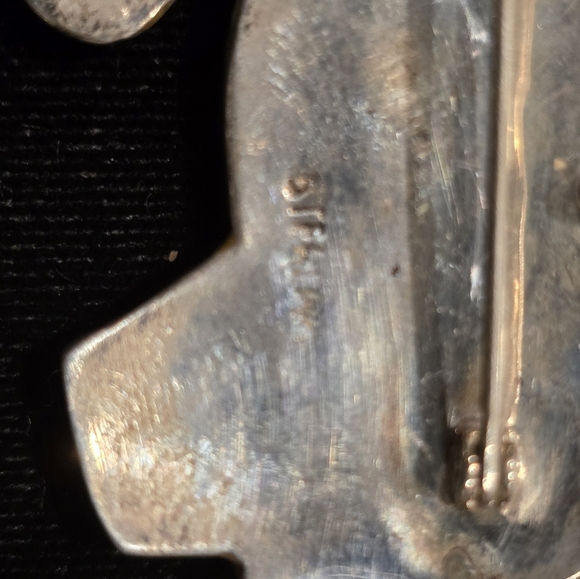 Inlay turtle brooch pendant - Picture 4 of 6